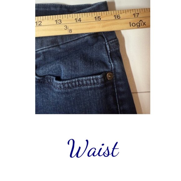 7 For All Mankind Men’s Dark Wash Jeans Size 32x31 Straight Fit - Picture 5 of 9